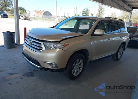 2013 Toyota Highlander Se V6 from USA, damaged, VIN 5TDZK3EH9DS116432